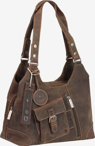 GREENBURRY Crossbody Bag in Brown: front