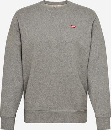 LEVI'S - Sweatshirt 'NEW ORIGINAL CREW GREYS' em cinzento: frente
