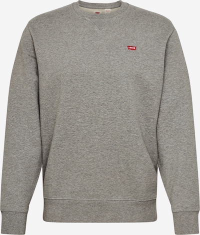 LEVI'S ® Sweatshirt 'The Original HM Crew' in de kleur Grijs / Vuurrood / Wit, Productweergave