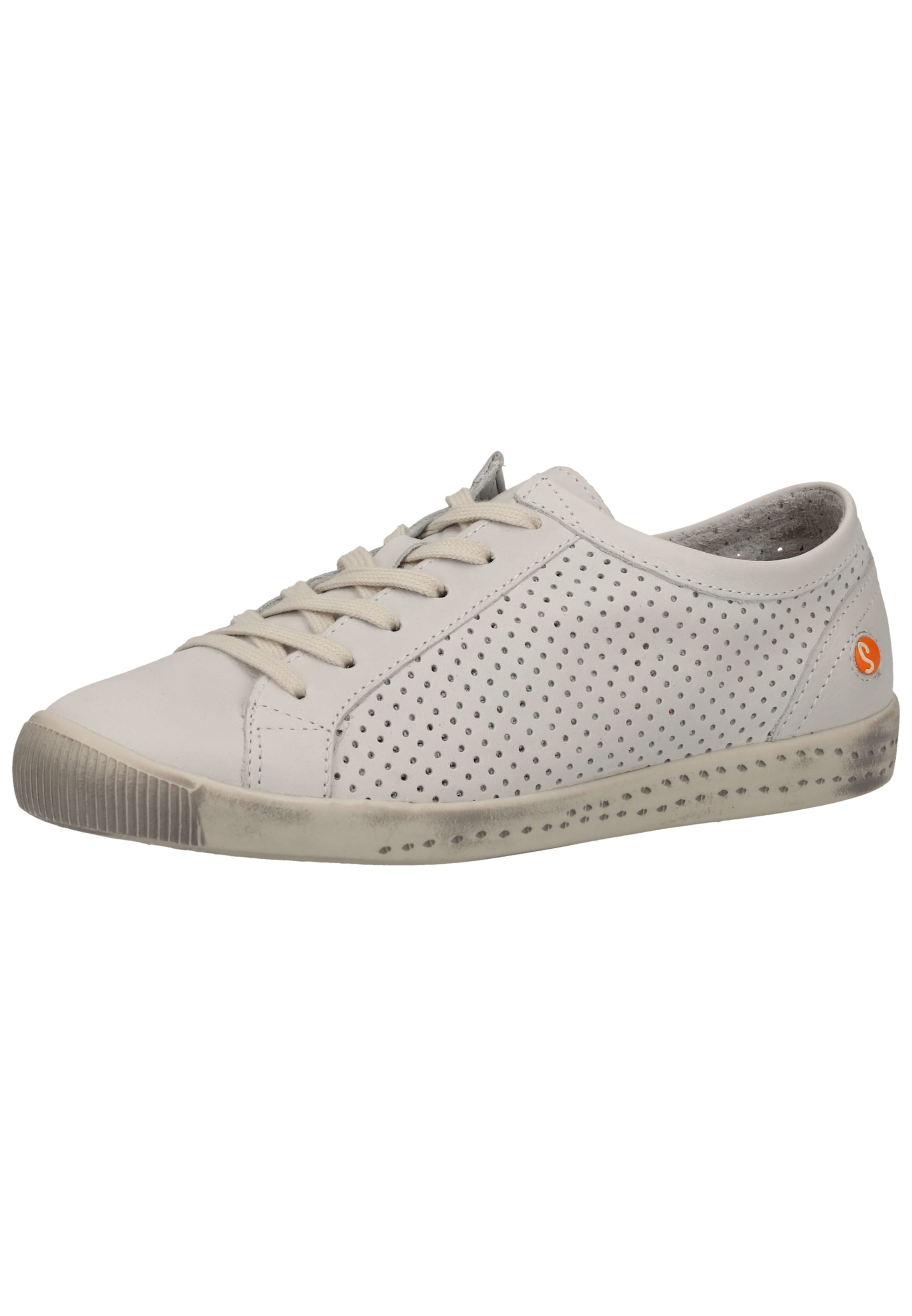 Softinos Platform trainers in White: front