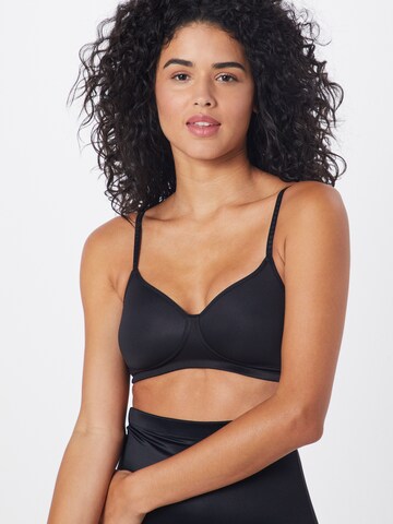 T-shirt Reggiseno di Mey in nero: frontale