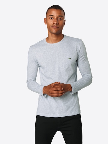 T-Shirt LACOSTE en gris : devant