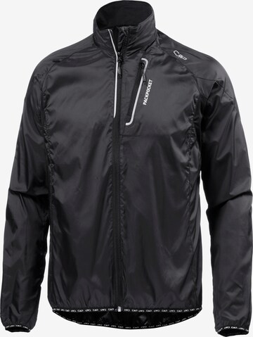 CMP Athletic Jacket 'Trail Jacket' in Black: front