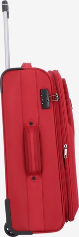D&N Suitcase Set 'Travel Line 6800' in Red