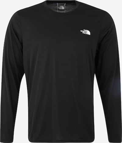 THE NORTH FACE T-Shirt fonctionnel 'Reaxion Amp' en noir / blanc, Vue avec produit