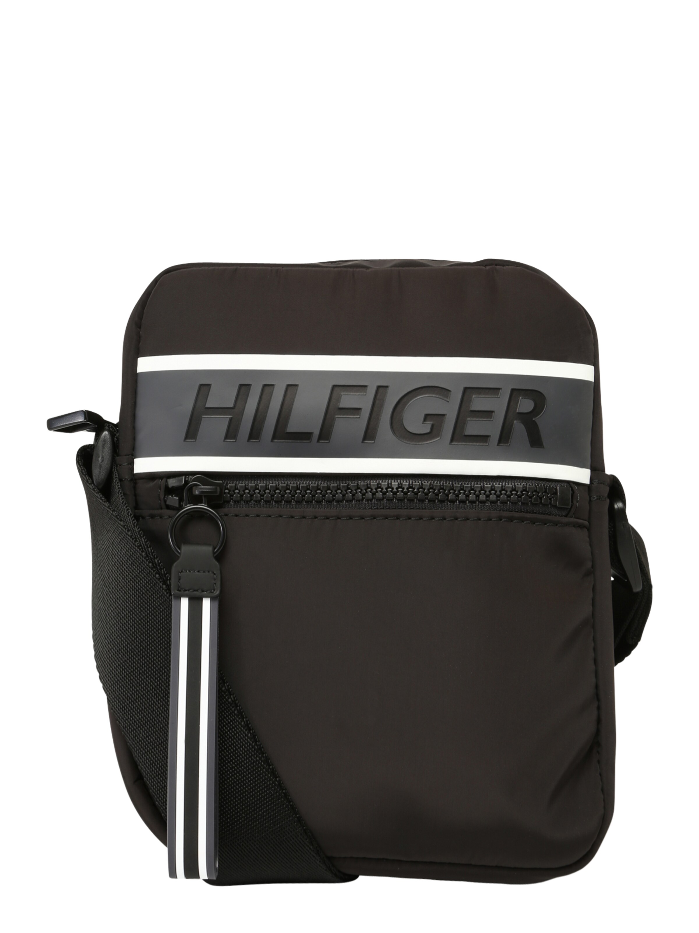 TOMMY HILFIGER - Schoudertas 'TOMMY MINI REPORTER' in de kleur Zwart