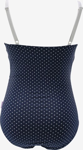 petit amour - Soutien Bustier Fato de banho 'Antonie' em azul