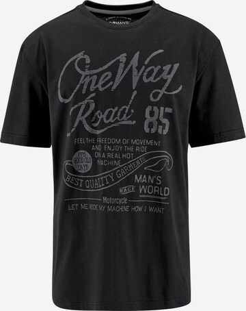 Man's World Shirt in Black: front