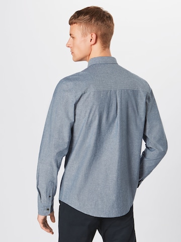 mėlyna Iriedaily Standartinis modelis Marškiniai 'Samuel': galas