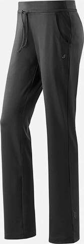 JOY SPORTSWEAR Tapered Workout Pants 'Nela' in Black: front