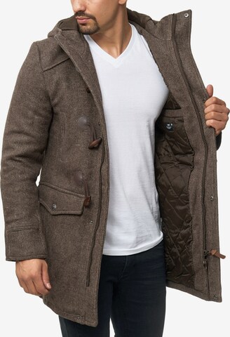 Manteau d’hiver INDICODE JEANS en marron