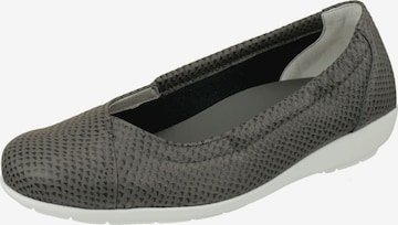 Natural Feet Ballet Flats 'Collien' in Grey: front