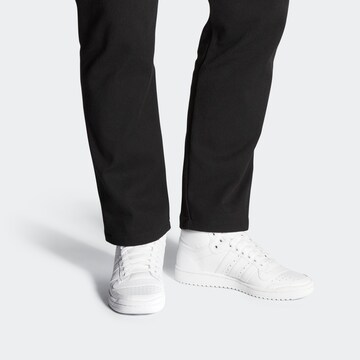 ADIDAS ORIGINALSVisoke tenisice 'Top Ten Hi' - bijela boja: prednji dio