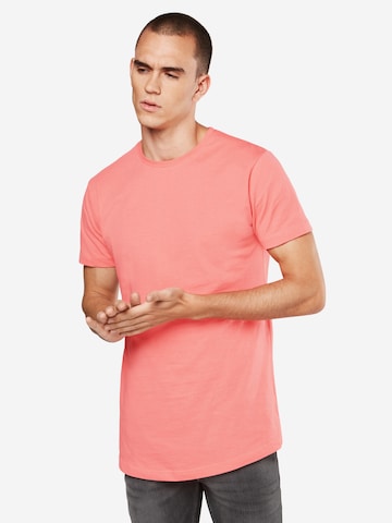 Urban Classics Shirt in Oranje: voorkant