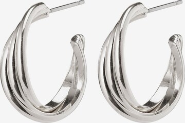 Boucles d'oreilles 'Jenifer' Pilgrim en argent : devant