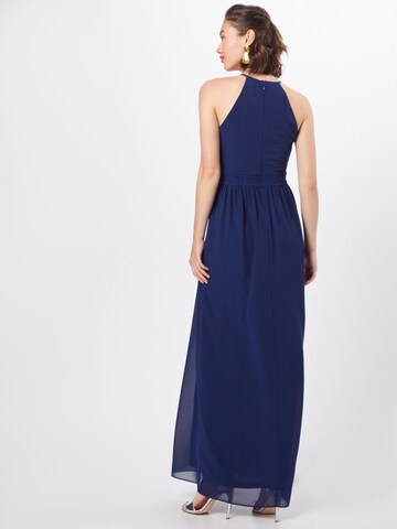 Robe de soirée 'SERENE MAXI' TFNC en bleu : derrière