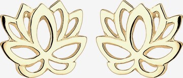 ELLI Ohrringe 'Lotusblume' in Gold