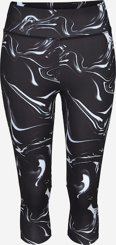 LASCANA ACTIVE Skinny Sportbroek in Zwart: voorkant