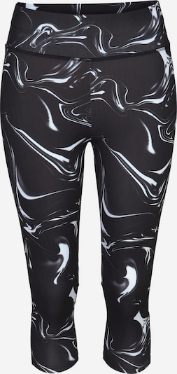 LASCANA ACTIVE Športne hlače | črna / bela barva, Prikaz izdelka