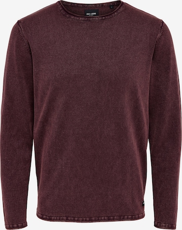 Only & Sons Pullover 'GARSON' in Rot: predná strana