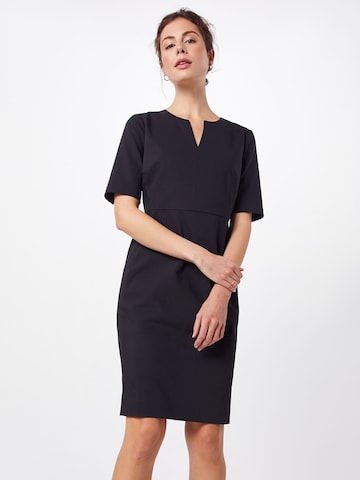InWear Εφαρμοστό φόρεμα 'Zella' σε μαύρο: μπροστά