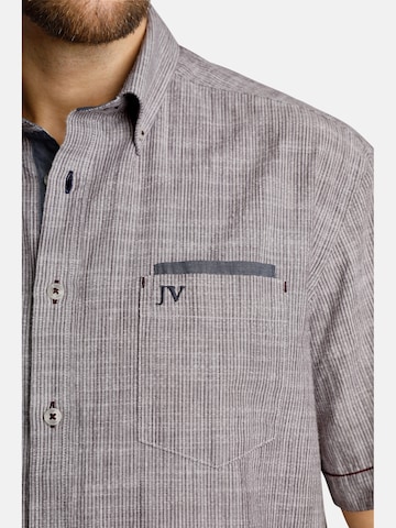 Fit confort Chemise ' Milos ' Jan Vanderstorm en beige : devant