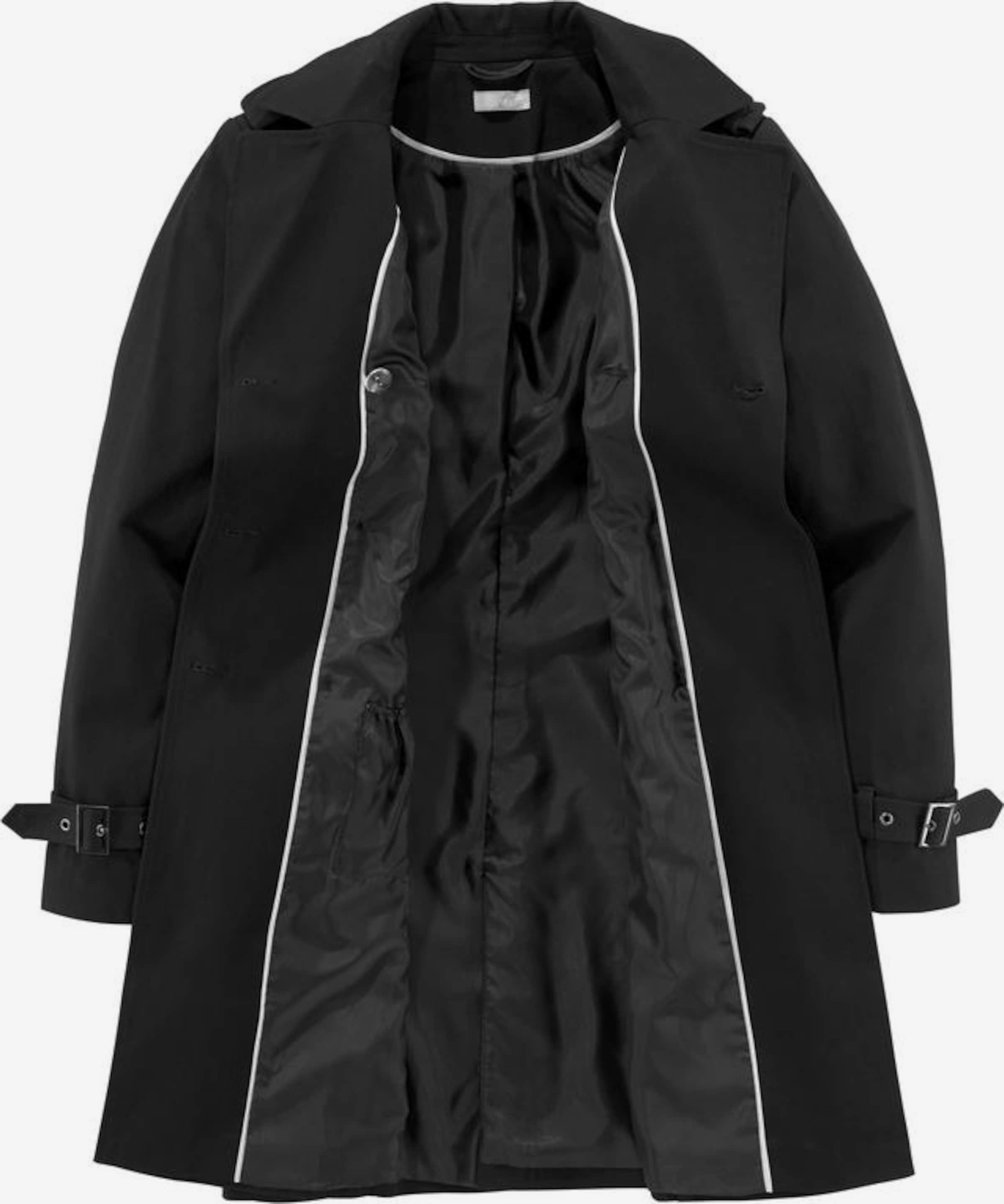 Aniston CASUAL Trenchcoat in Schwarz | ABOUT YOU