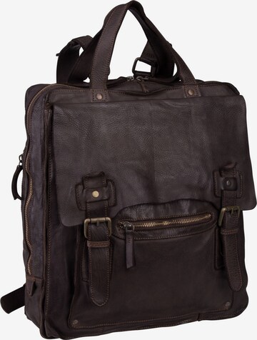 Harold's Backpack in Brown: front