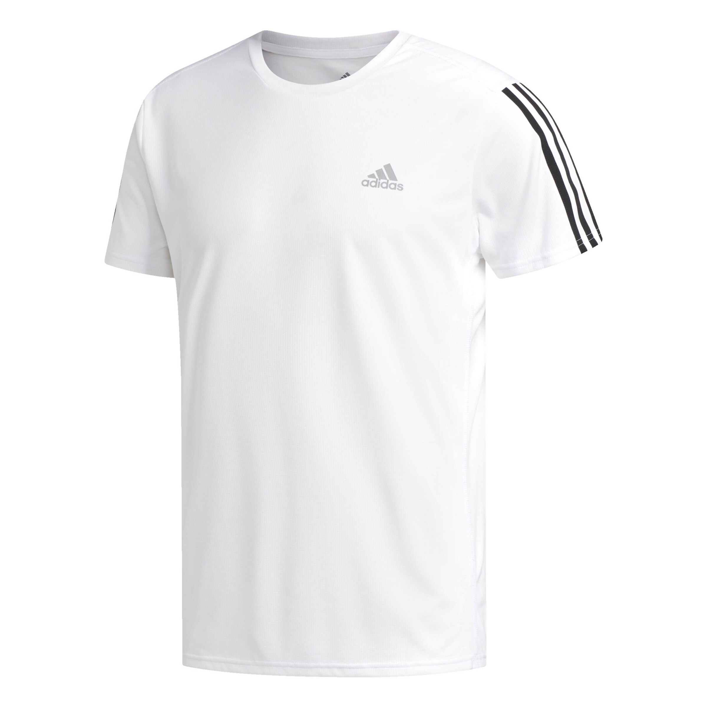 adidas t shirt weiß mit schwarzen streifen