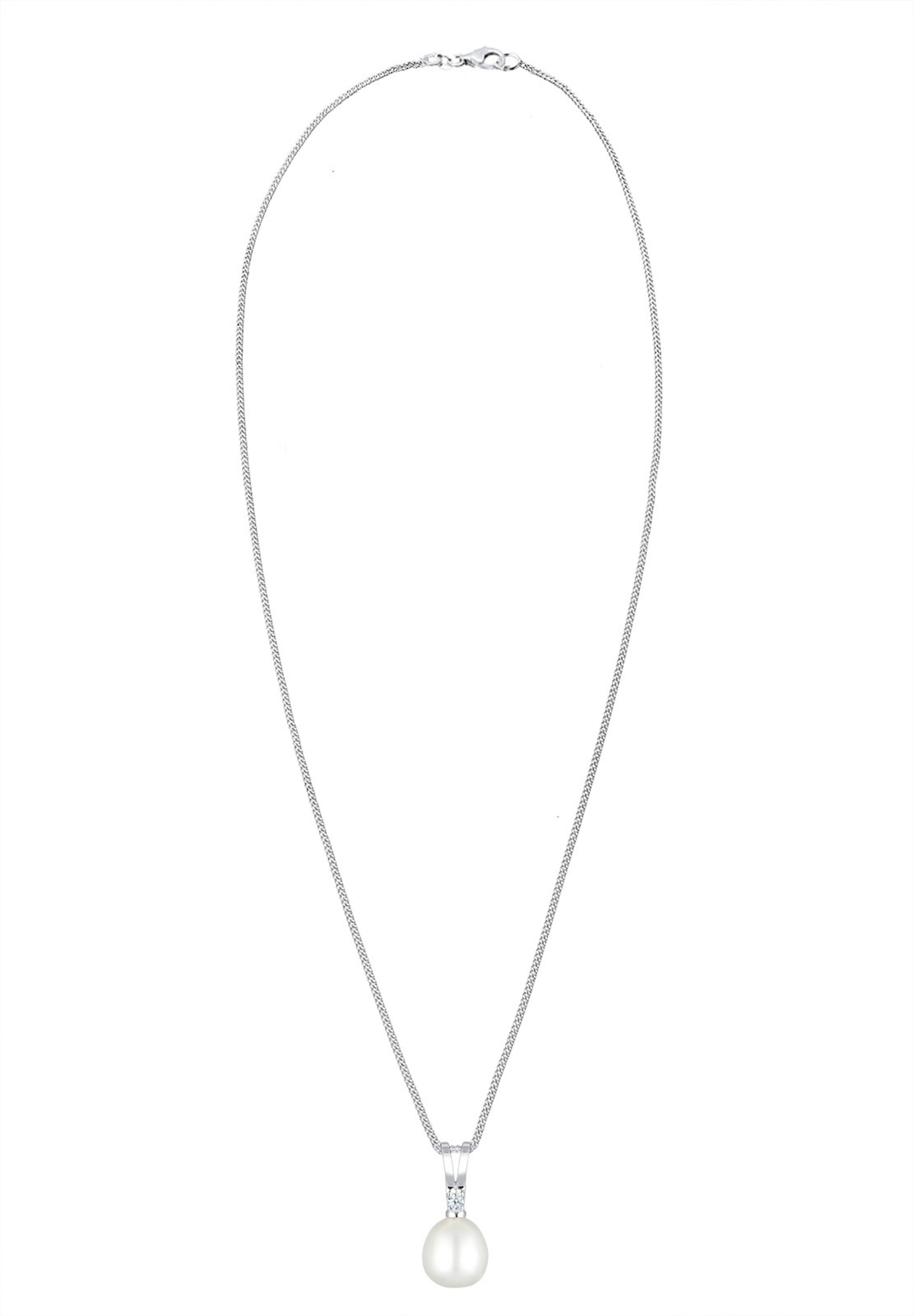 Elli DIAMONDS Ketting in Zilver: voorkant