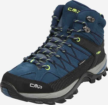 CMP Boots in Blue: front