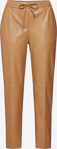 OPUS Regular Broek 'Manu ST' in Bruin: voorkant