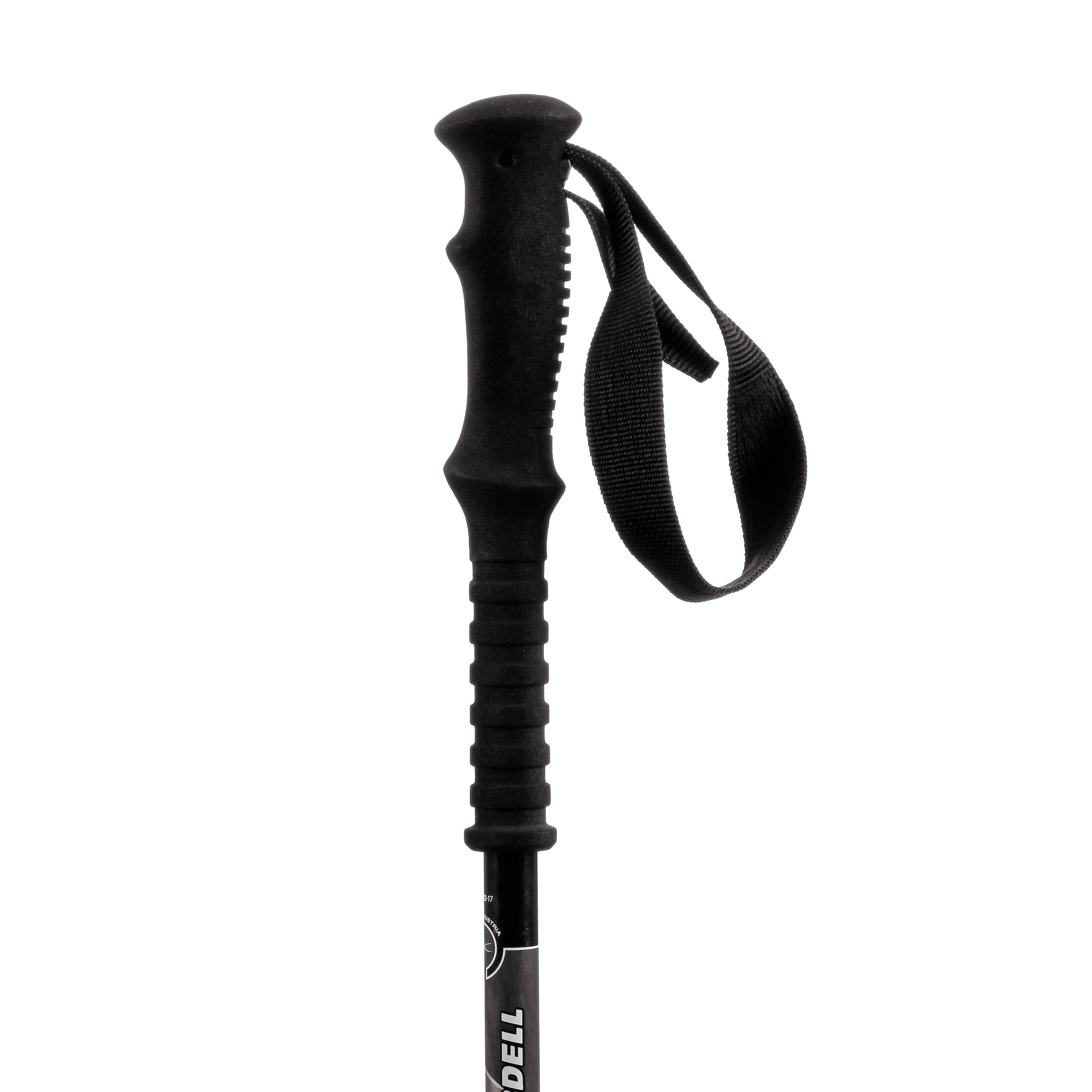 KOMPERDELL Teleskopstock 'C3 Watzmann Carbon Pi3' in Schwarz