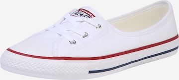 CONVERSE Slip on boty 'Star Ballet' – bílá: přední strana