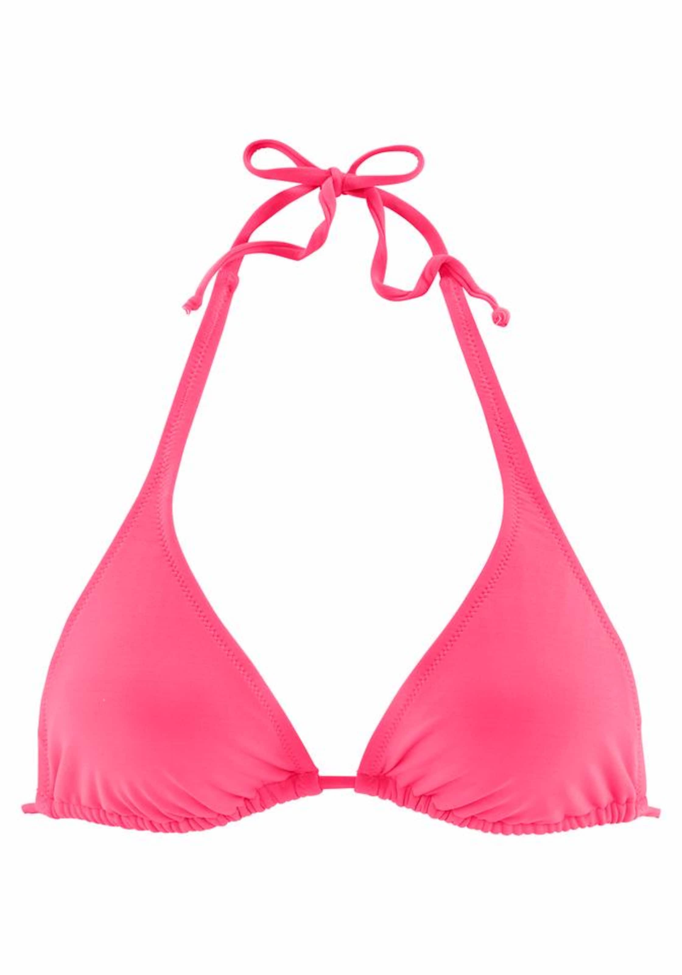 BUFFALO Triangle Bikini top in Pink: front