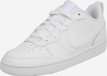 Sneaker 'Court Borough 2' di Nike Sportswear in bianco: frontale