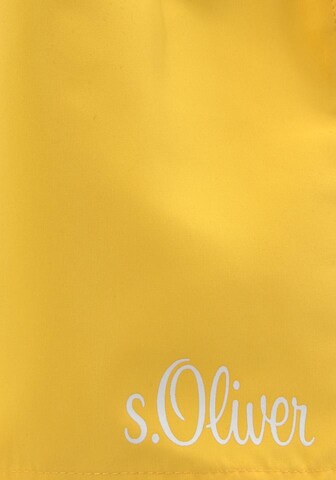 s.Oliver Board Shorts in Yellow