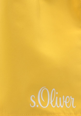 Pantaloncini da bagno di s.Oliver in giallo