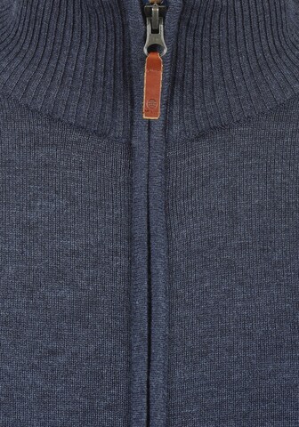 BLEND Gebreid vest 'Norman' in Blauw