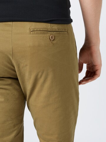 Only & Sons Slimfit Bukser med lægfolder 'Cam' i beige