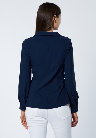 EVITA Blouse in Blauw