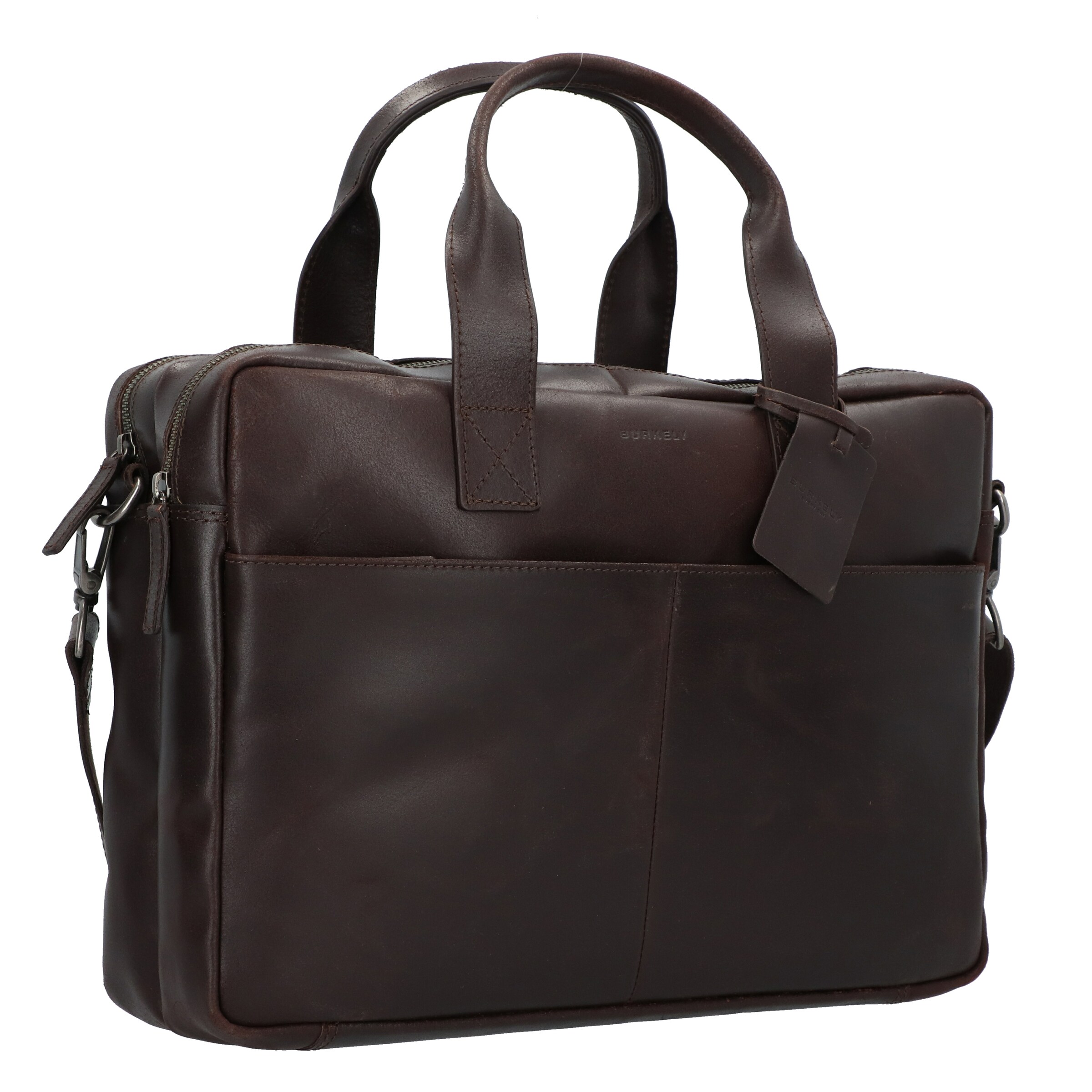 Burkely Aktentas 'Vintage Jesse' in Bruin