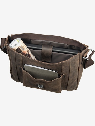 STRELLSON Document Bag 'Hunter MHF' in Brown