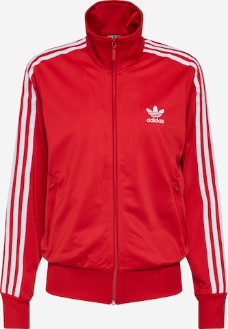 sarkans ADIDAS ORIGINALS Sportiska jaka 'Firebird TT': no priekšpuses