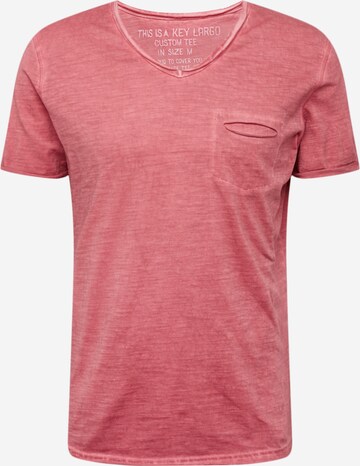 Key Largo T-Shirt 'Soda' in Rot: predná strana