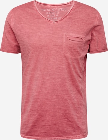 Key Largo Shirt 'Soda' in Red: front