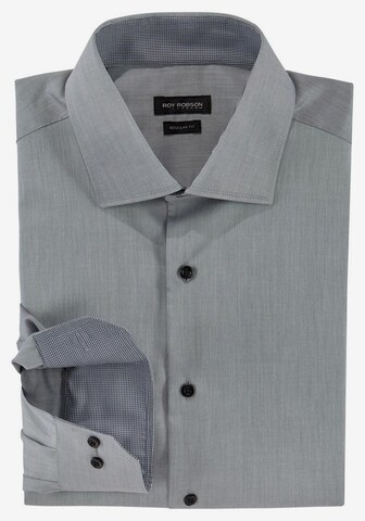 ROY ROBSON Regular Fit Hemd in Grau