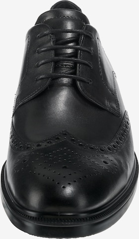 ECCO Lace-Up Shoes 'Lisbon' in Black