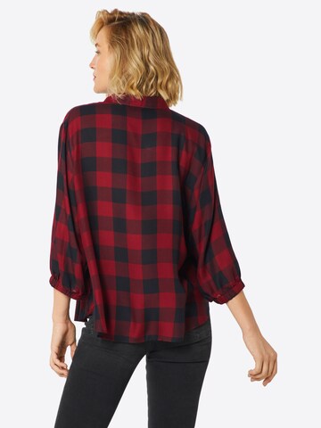 Lee Blouse in Rood: terug