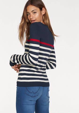 AJC Streifenpullover in Blau